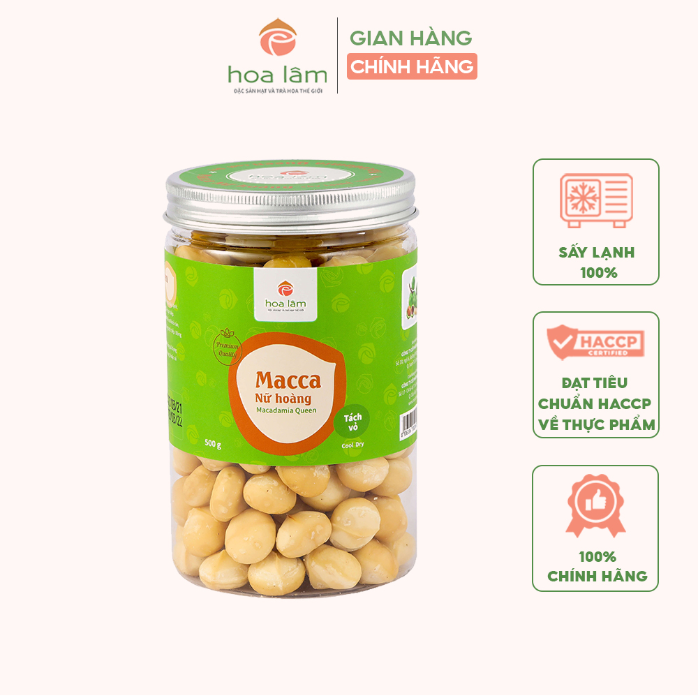 Nhân Hạt Macca Nữ Hoàng 500gram